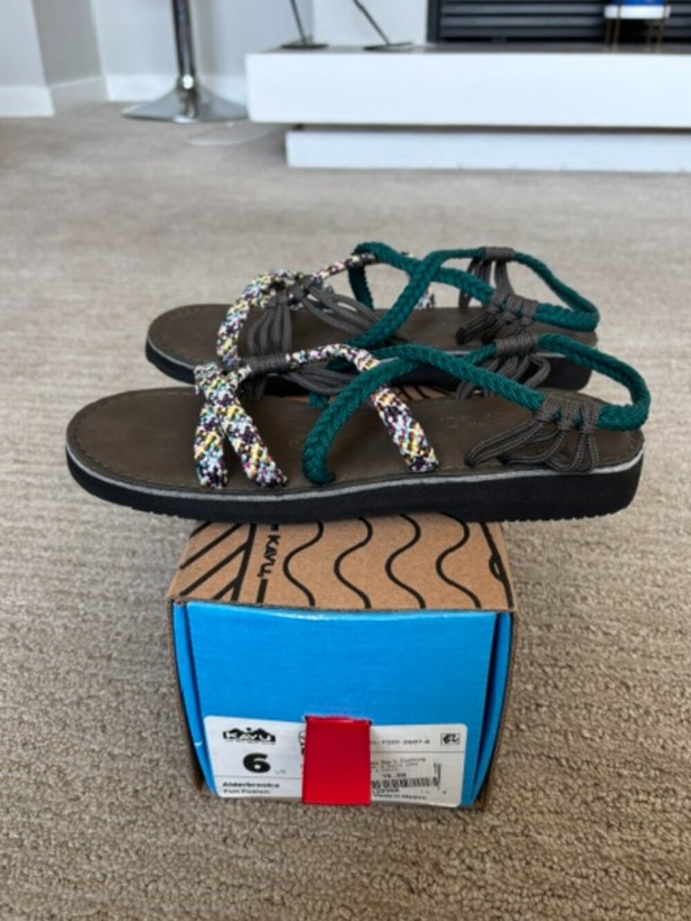 Kavu Women's Alderbrooke Fun Fusion Sandals, New with Box